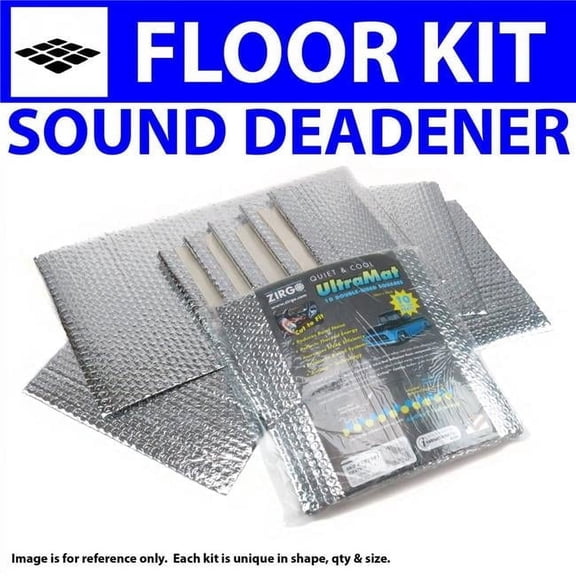 Zirgo High Performance Cooling Products 330581 Heat & Sound Deadener for 1953-1957 VW Type 1 Oval Floor Kit