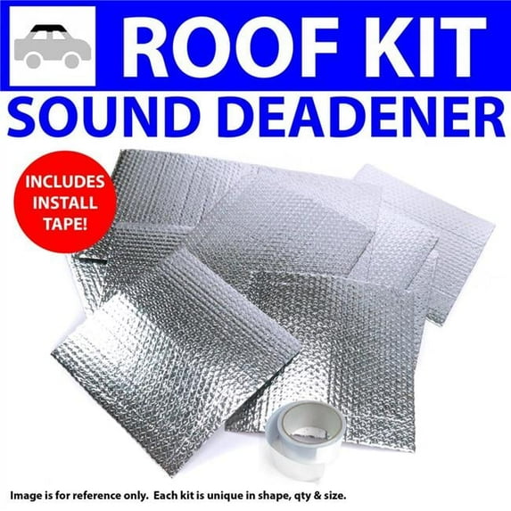 Zirgo High Performance Cooling Products 333366 Heat & Sound Deadener for 1978-1979 Ford Bronco Roof Kit with Seam Tape