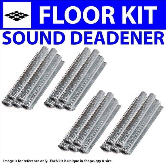 Zirgo High Performance Cooling Products Heat & Sound Deadener for 1941-1948 Early Cars Floor Kit, Roller 37476Cm2