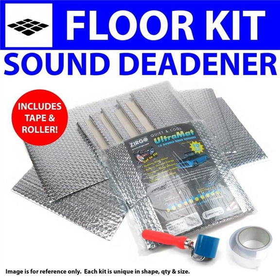 Zirgo High Performance Cooling Products  Heat & Sound Deadener for 1957-59 Ford Floor Kit, Roller & Seam Tape, App Roller 28026Cm2