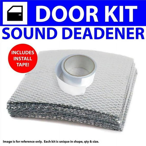 Zirgo High Performance Cooling Products Heat & Sound Deadener for 2002-2005 Ford Thunderbird 2 Door Kit with Seam Tape