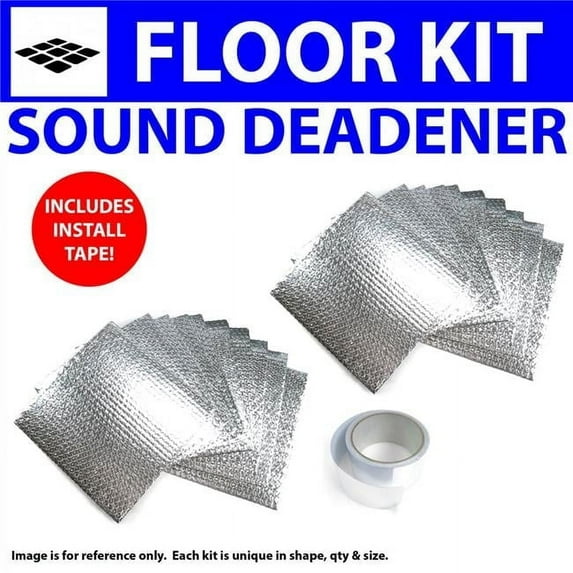 Zirgo High Performance Cooling Products  Heat & Sound Deadener for Chevy Bel Air 1949-1954 Floor Kit Plus Seam Tape 29997CM2