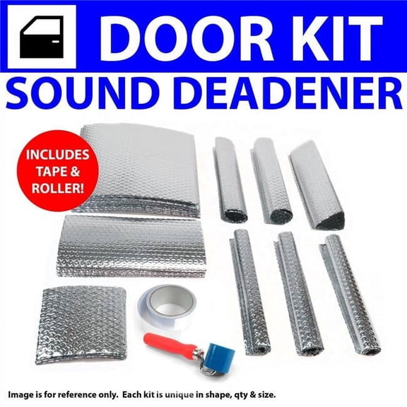 Zirgo High Performance Cooling Products Heat & Sound Deadener for Chevy Bel Air 1955-1957 4 Door Kit Plus Tape, Roller 20286CM2