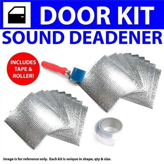 Zirgo High Performance Cooling Products Heat & Sound Deadener for Chevy Impala 1958 4 Door Kit Plus Seam Tape, Roller 18738CM2