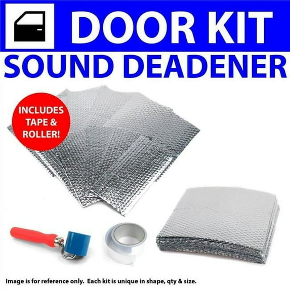Zirgo High Performance Cooling Products  Heat & Sound Deadener for Desoto 1929-1945 4 Door Kit Plus Seam Tape, Roller 18018CM2