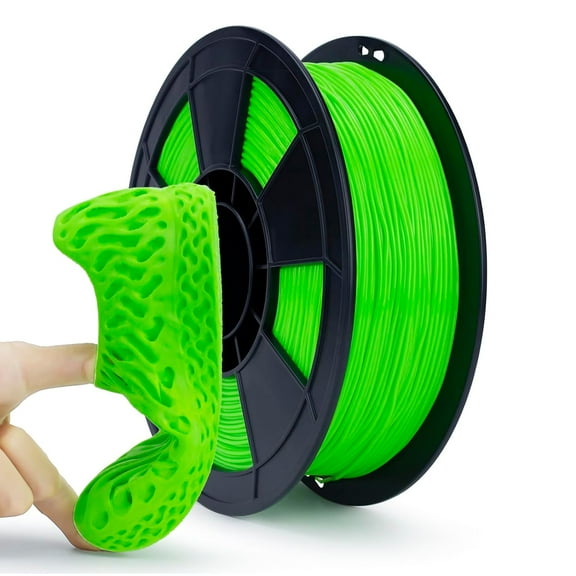 Ziro 3D Flexible TPU, 1.75mm 800g, Green