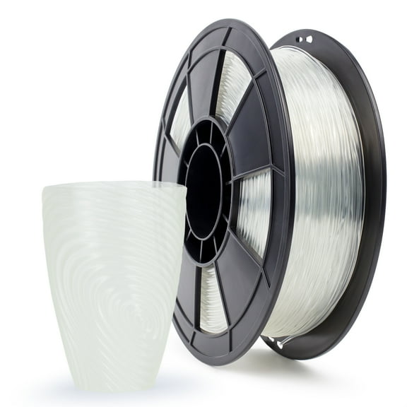 Ziro 3D Flexible TPU, 1.75mm 800g, Transparent Clear