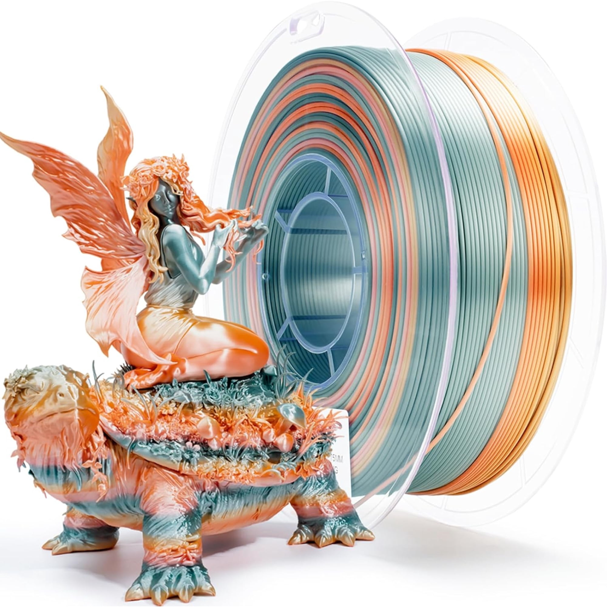 Ziro 3D Gradient Silk PLA Filament 1.75mm 1kg, Mellow horizon