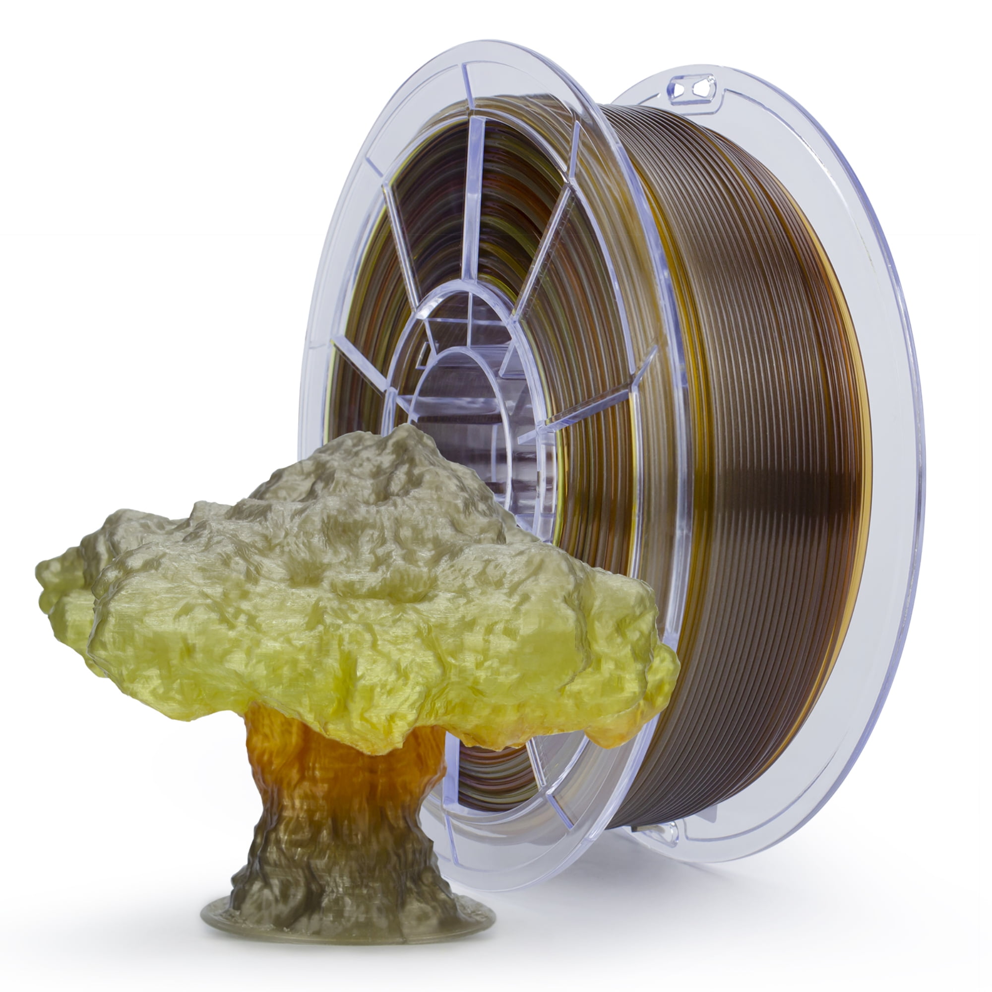 Ziro 3D Gradient Transparent PLA 1.75mm 1kg, Autumn