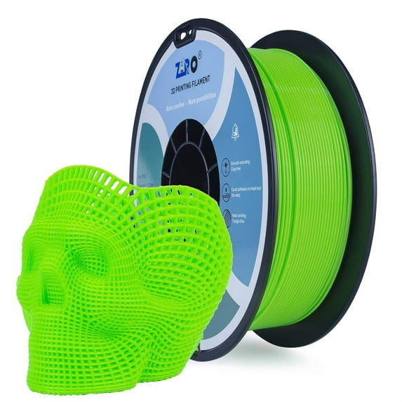 Ziro 3D PLA PRO Filament, 1.75mm 1kg, Fluorescent Green