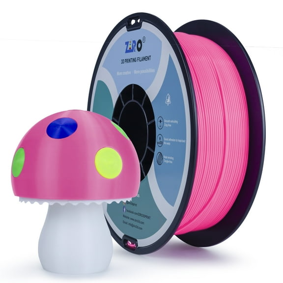 Ziro 3D PLA PRO Filament, 1.75mm 1kg, Rose