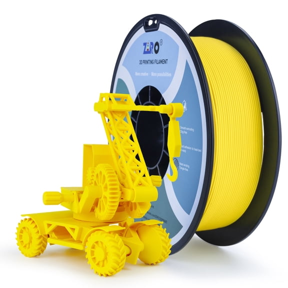 Ziro 3D Matte PLA Filament 1.75mm 1kg, Yellow