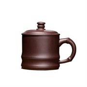 Zisha Tea Set Gift Chinese Yixing Purple Clay Teacup 450ml Handmade Bamboo Joint Beauty Mug Water Jug