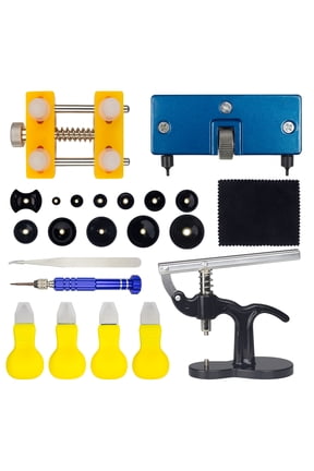 Watch Repair Tool Kit Watch Battery Replacement Tool Watch Back Remover Tool for Watch Back Case Opener Link Remover Spring Bar Pin Set
