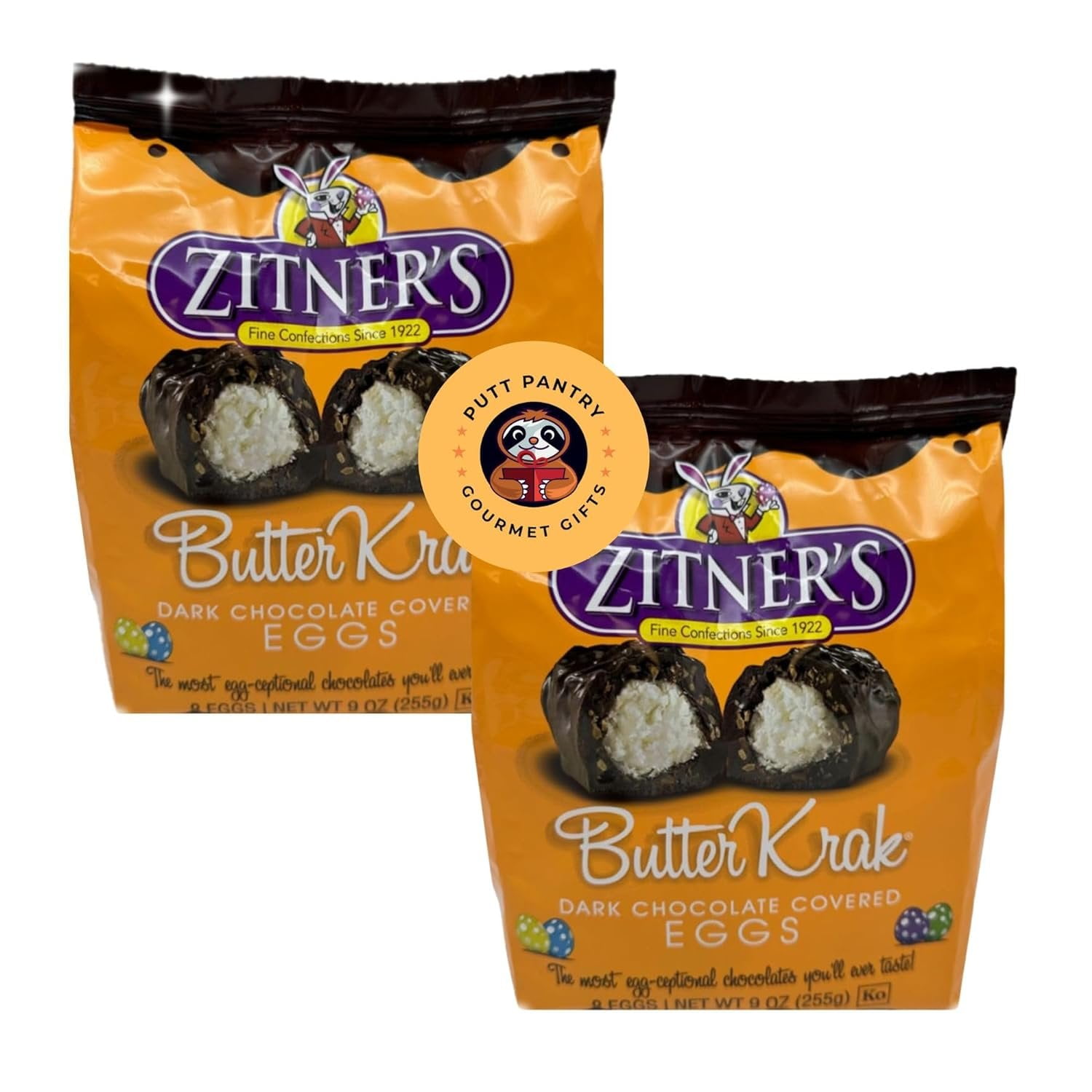 Zitner's Easter Bundle 2 Bags of Zitner's Butter Krak Eggs, 16