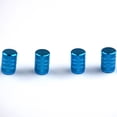 thumbnail image 1 of Ziuscore 4 Pieces Tire Valve Stem Caps Replacement Professional Modified Component Solid Color Wheel Air Cover Modification Fittings Sky blue, 1 of 6
