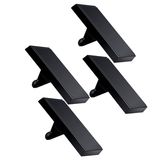 Ziuscore 4PCS Christmas Stocking Holder For Mantle Hanging Christmas Stocking Holder Stocking Holder BLACK