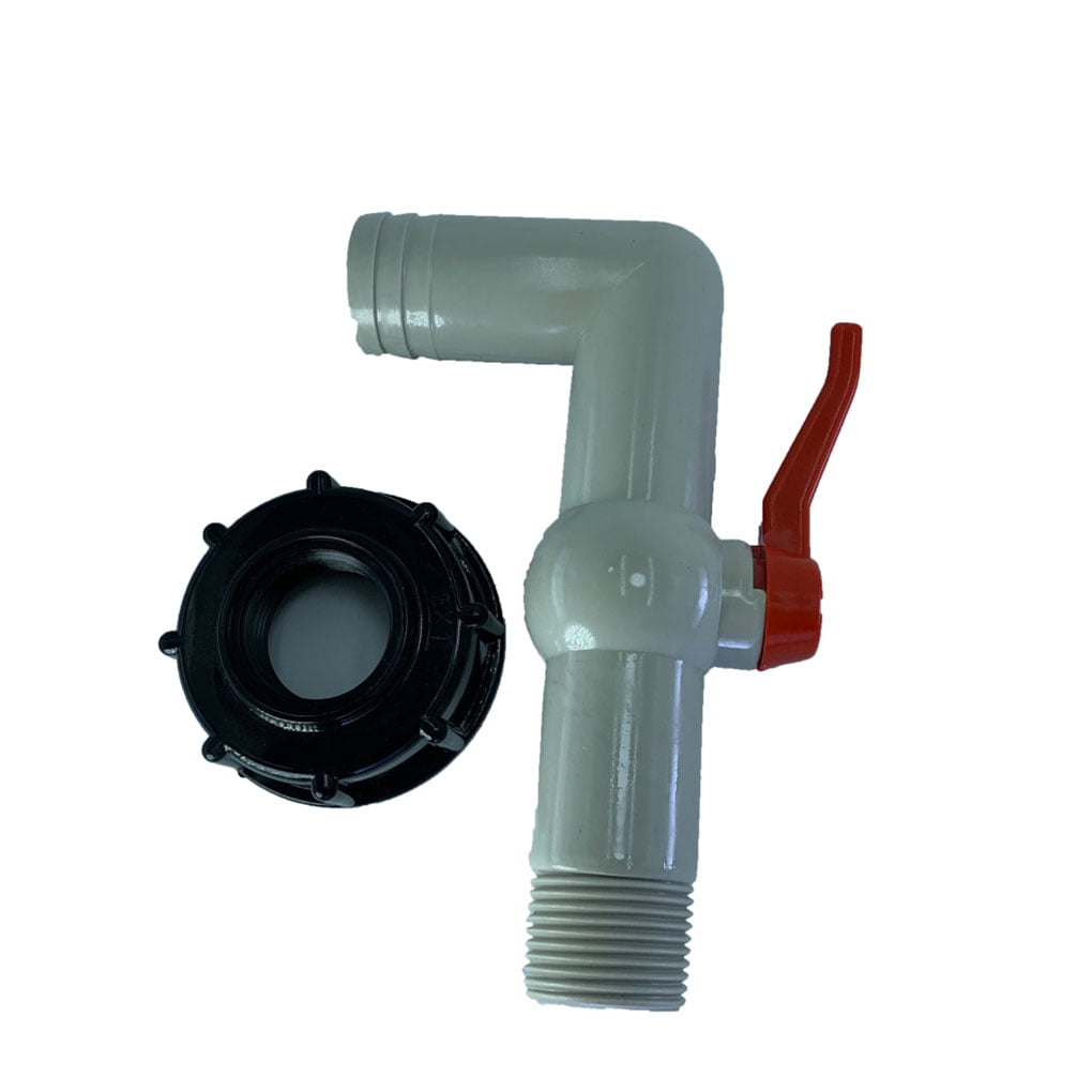 Ziuscore IBC Container Plastic Spout Drain Faucet Replacement on/off