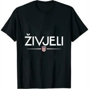 Zivjeli - Croatia Womens T-Shirt Black