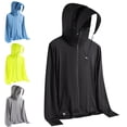 thumbnail image 1 of Zivyakyro Fishing Rain Jacket Men Long Sleeve Biker Windbreaker Lightweight Plain Zip up Hooded Jackets Loose Yellow 3XL, 1 of 5