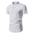 thumbnail image 1 of Zivyakyron Polo T Shirts for Men Short Sleeve Summer Collared Clothes for Men Solid Dressy Work Business Loose Top, 1 of 4