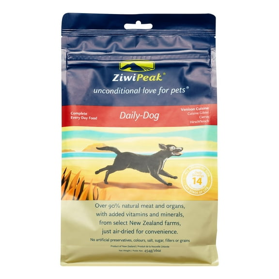 Ziwi Daily Dog Cuisine Grain-Free Venison Air-Dried Dog Food, 16 Oz