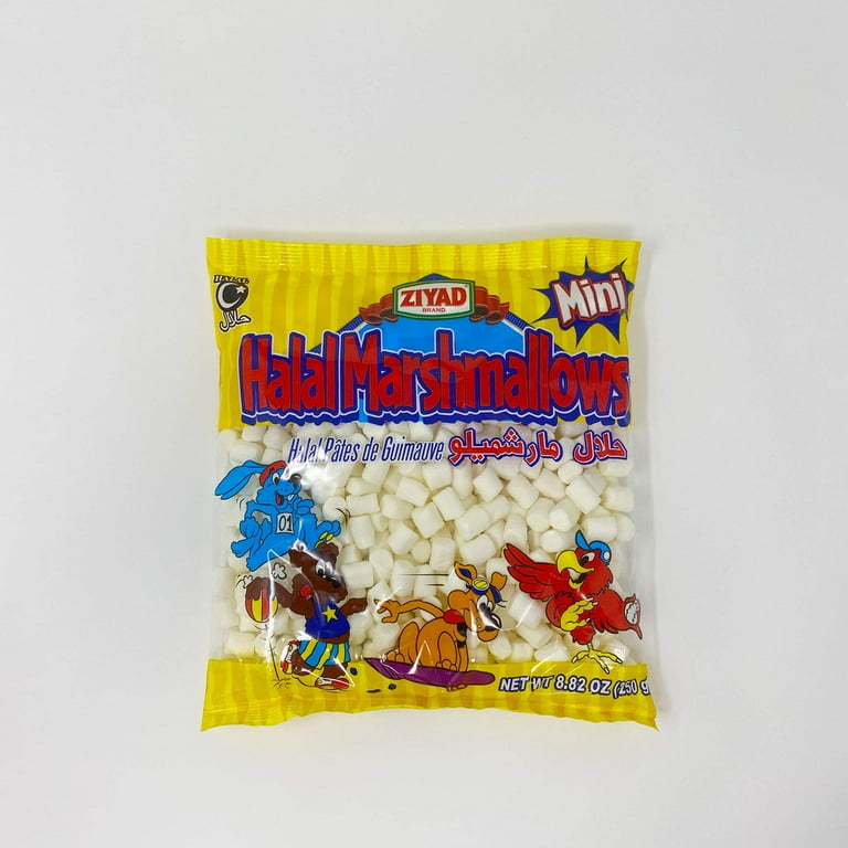 Ziyad, Halal Mini Marshmallows, 250g, Suitable for Various Recipes