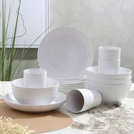 DOWAN Piece Microwave Safe Ceramic Dinnerware Set Vibrant Joy