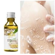 Ziynglg Aromatic Ginger Scented Shower Gel for All Types Refreshing and Gentle Cleanser,Suit for Daily Use and Travel Convenient Size,Soothing Body Wash