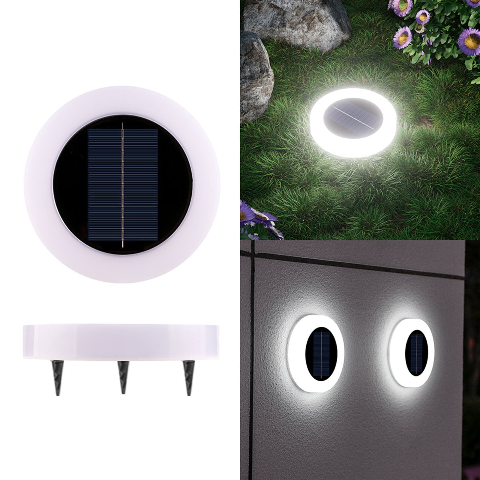 Ziynglg Solar Powered Outdoor Garden Lamps for Courtyard and Stair