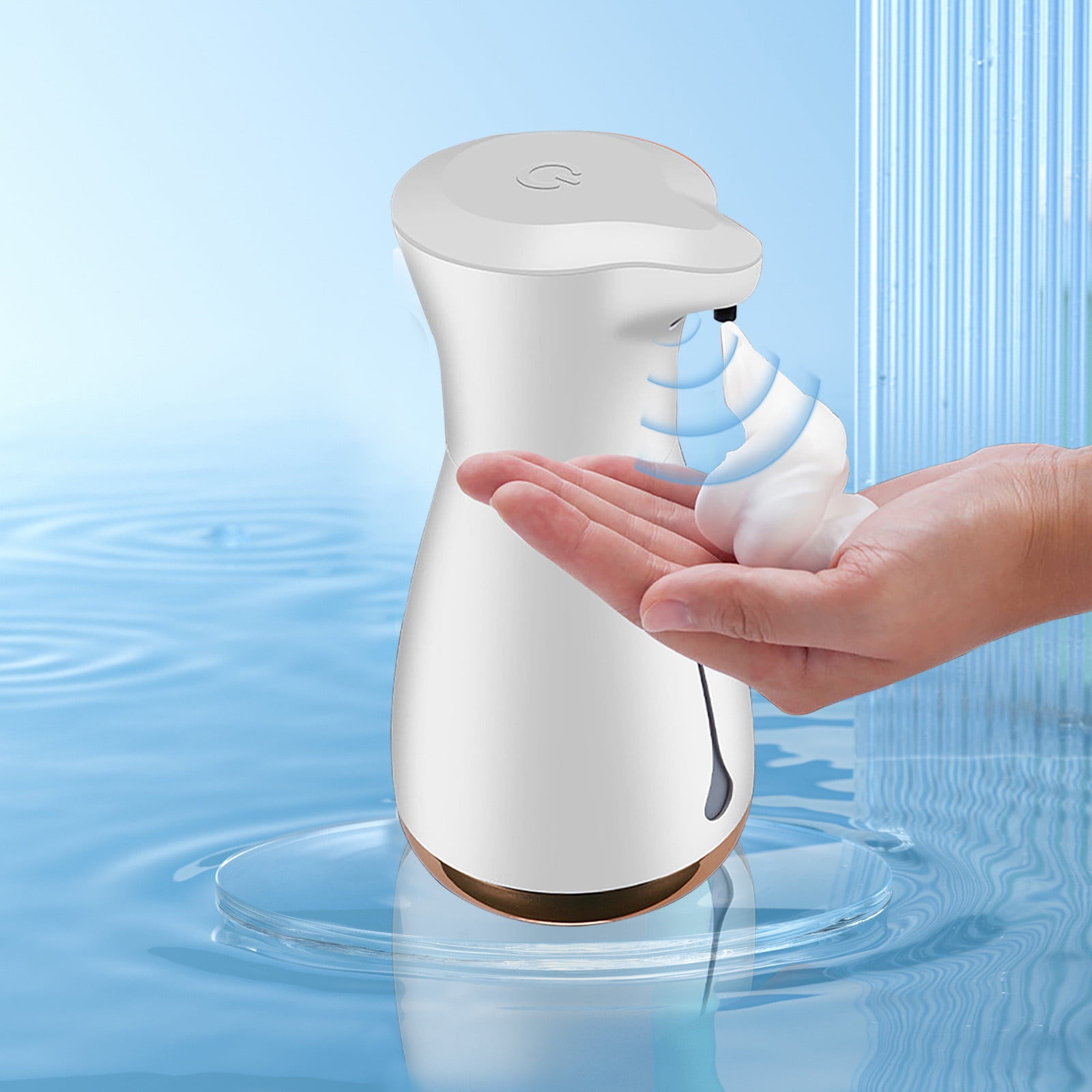 Ziynglg USB Rechargeable Infrared Sensor Automatic Foam Soap Dispenser ...