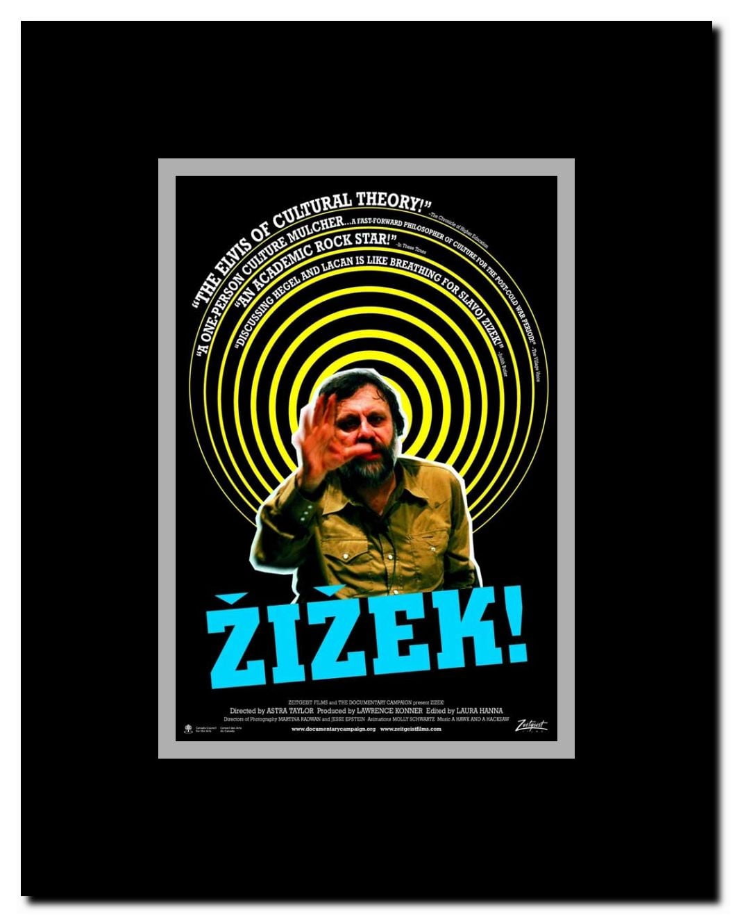 Zizek! Framed Movie Poster