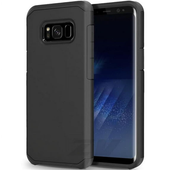 Zizo 1SMHYB-SAMGS8PLUS-BKBK Slim Hybrid Cover for Samsung Galaxy S8 Plus with Black