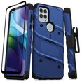 thumbnail image 1 of Zizo Bolt Series Moto G Stylus 5g (2021) Case Blue  Black, 1 of 6