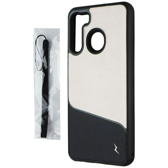 Zizo Division Series for Samsung Galaxy A21 Case - Sleek Modern Protection - Saffiano Blush
