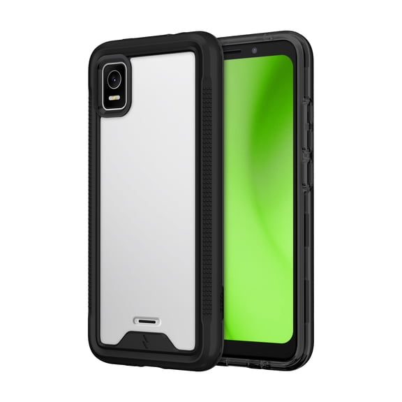 ZIZO ION Series for Cricket Debut Smart Case - Military Grade Drop Tested with Tempered Glass Screen Protector - Black