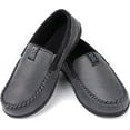 thumbnail image 1 of Zizor Men's Microsuede Moccasin Slippers with Comfy Memory Foam, Closed Back House Shoes Indoor Outdoor, 1 of 4