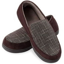 Zizor Men's Moccasin Slipper Cozy Lightweight House Shoes