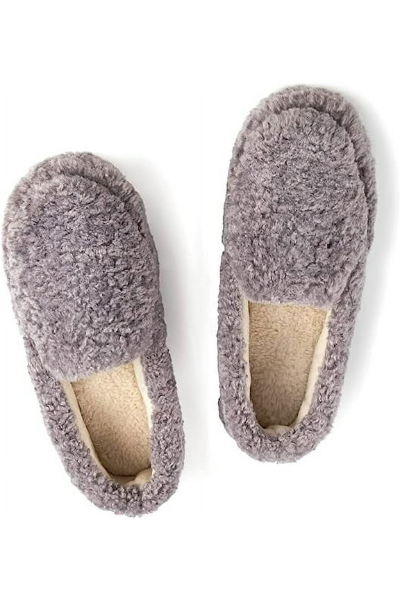 Women's Cozy Fuzzy Fleece Slippers Comfort House Shoes