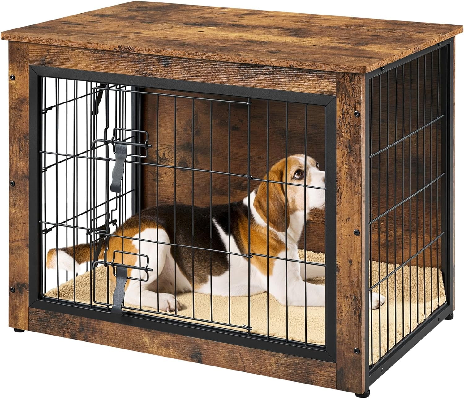 Photo inspiration: Fresh Look at Zizzzest Dog Crate Furniture With Cushion Wooden Dog Crate With