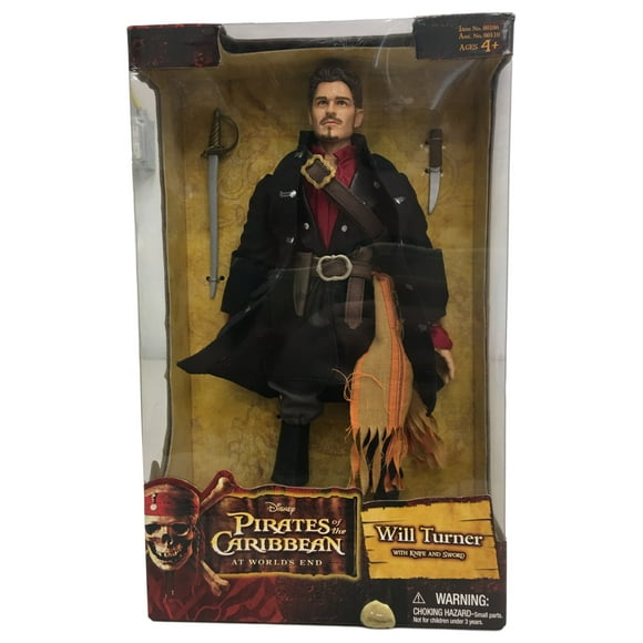 Zizzle Pirates of The Caribbean 12 inch Will Turner Action Figure, Doll
