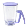 thumbnail image 1 of Zjdatm 900ml Pancake Batter Dispenser, Plastic Cupcakes Cream Separator with Measuring Label and Squeeze Handle, Kitchen Cookie Cake Muffins Baking Waffles Dough Dispensers, 1 of 6