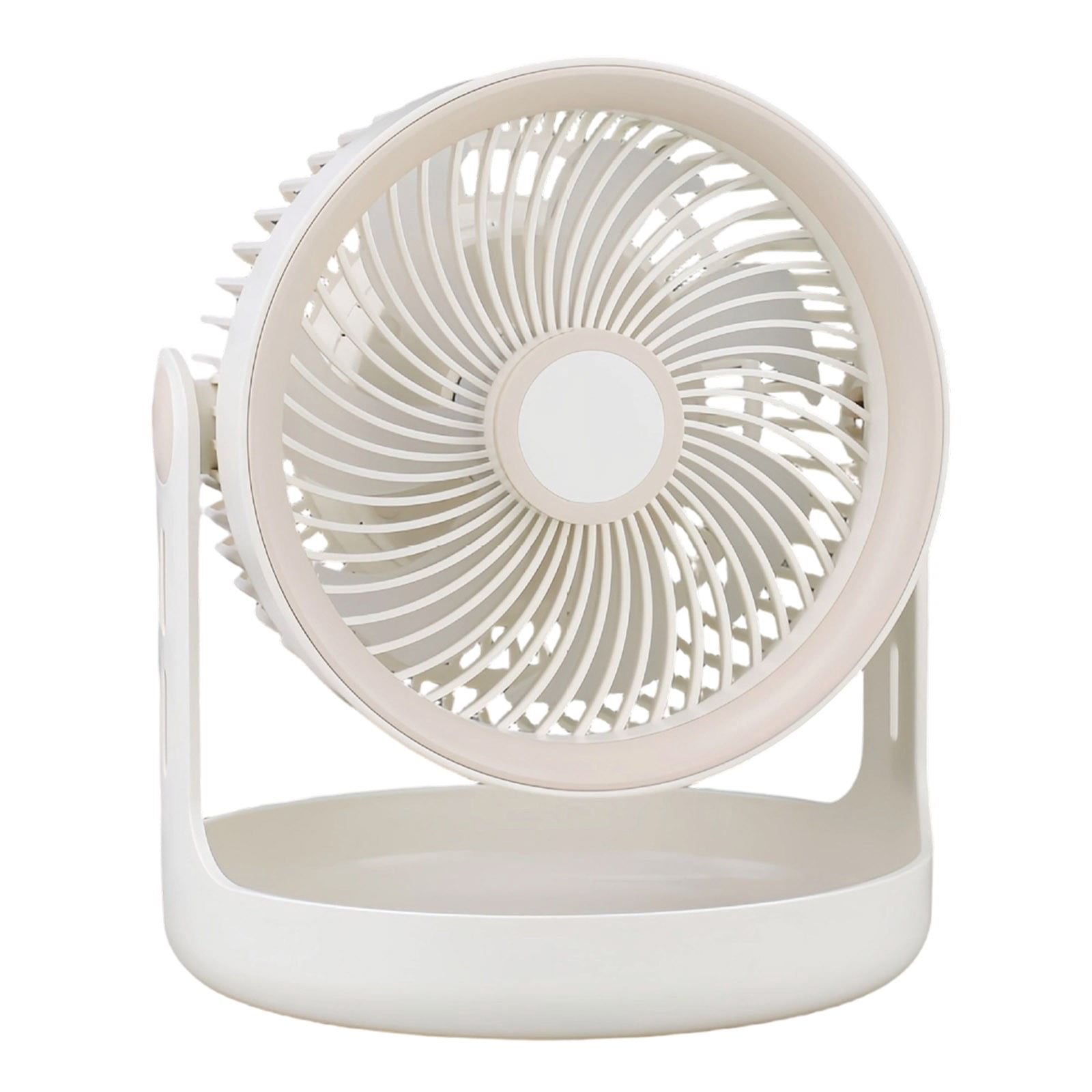 Zjdatm Air Circulator Desk Fan USB Rechargeable Desktop Fans with Three ...