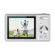 Zjdatm Digital Camera 1080P HD Photography Portable Vlog Cameras with 32G SD-Card for Travel Home Classroom, 48MP Interpolation, 16X Zoom, CMOS Sensor