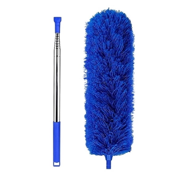 Zjh Gutter Cleaning Brush Roofing Tool, Blue