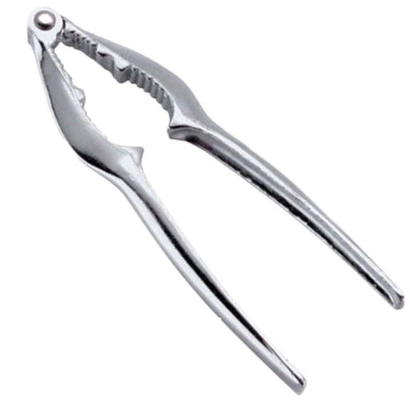 Zjh Stainless Steel Crack almond Walnut Hazel Filbert Nut Kitchen Nutcracker Sheller Clip Tool Clamp Plier Cracker Pecan Hazelnut