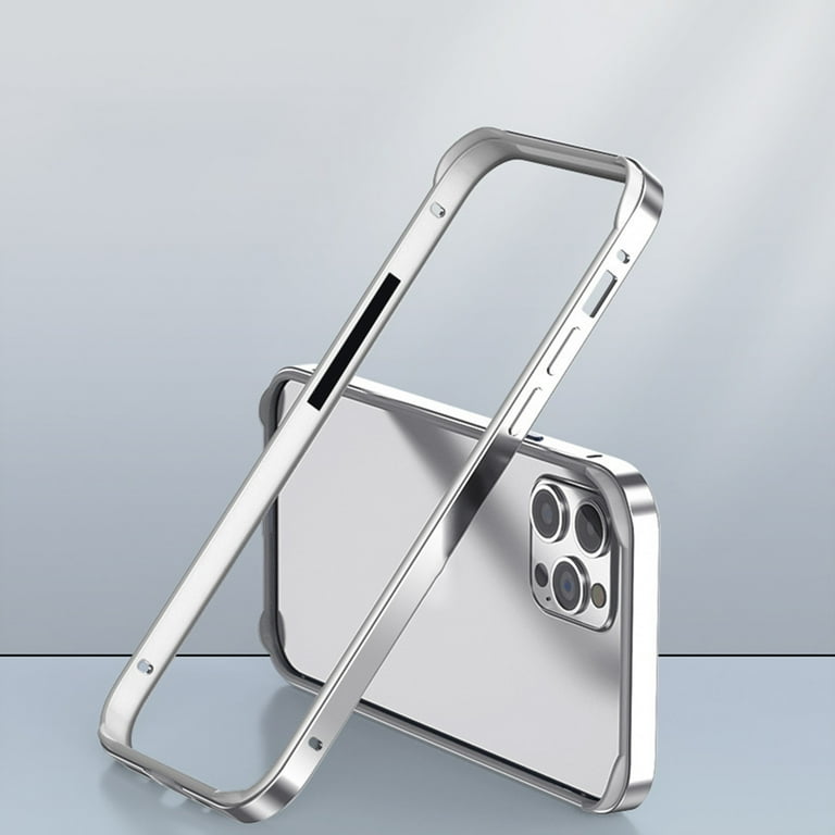 iPhone - maruyama Zjrui Aluminum Frame Metal Bumper Case Compatible with