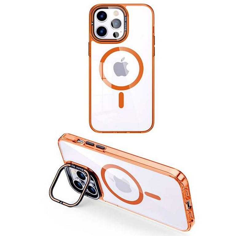 Hoerrye Funda para iPhone 15 Pro Max para mujer [compatible con MagSafe], 2  vidrios y 1 protector de lente de cámara de metal, cubierta magnética de