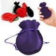 thumbnail image 1 of Zjunqe 1Pcs Jewelry Storage Bag, 3.1×2.7" Calabash Shape Drawstring Jewelry Pouches Small Small Accessories Organizer For Rings Earrings Necklaces Portable Display Case For Travel Home, 1 of 9
