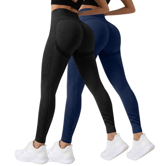 Zjunqe Celsior Cellulite Leggings 2Pc Plus Size Fitness Workout Leggings Athletic Leggings Lightweight Yoga Leggings Resistance Yoga Pants Running Pants Exercise Leggings Textured Leggings Coffee Xl